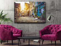 Obraz na stenu Uličky mesta, street city 